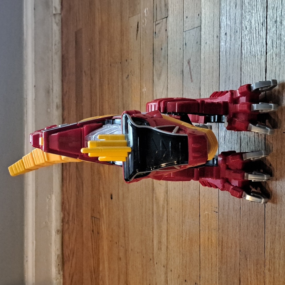 Power Rangers Dino Charge Electronic Rumble & Roar T-Rex Zord Red Megazord